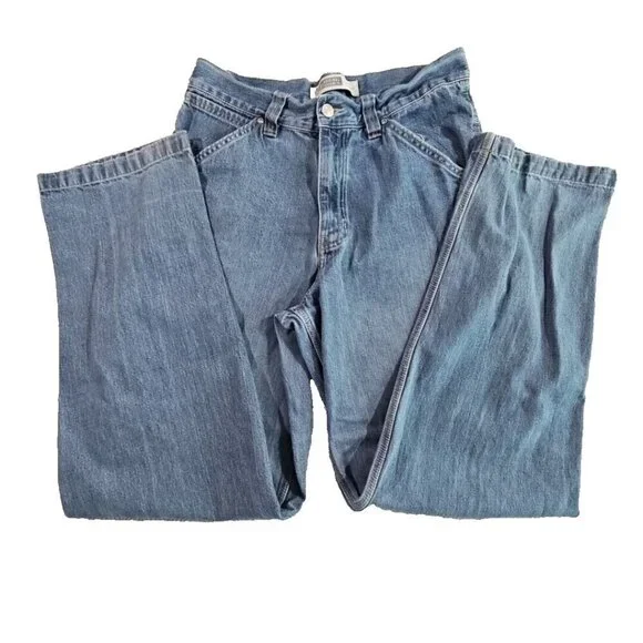 Route 66 Jeans Men's Size 32x34 Light Wash Denim Carpenter Boot Cut 100% Cotton - Picture 2 of 16